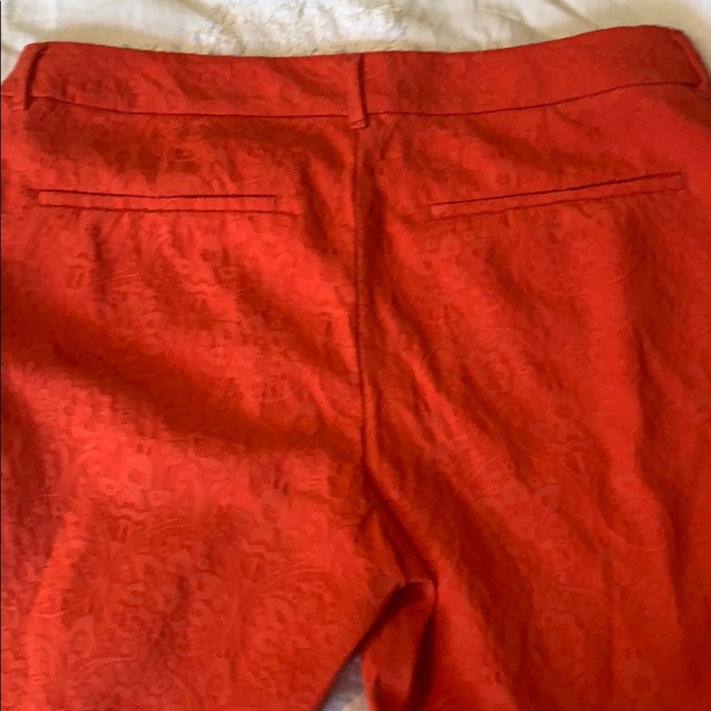 Orange Textured Old Navy Pixie Pants - image 5